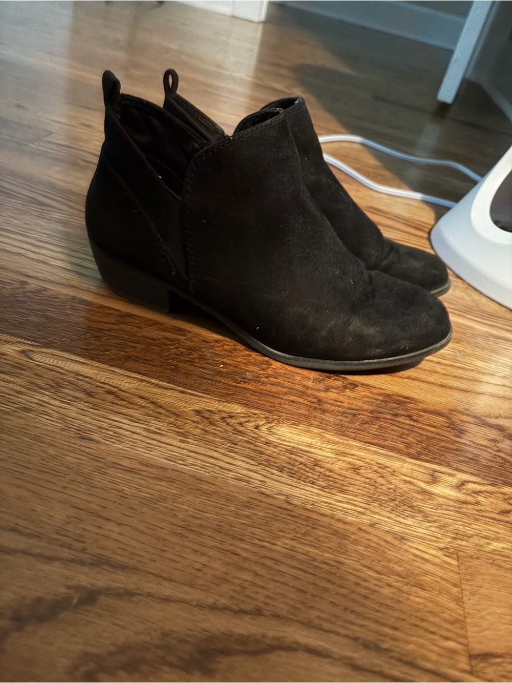 Women’s Black Suede Ankle Booties - Classic Chelsea Style